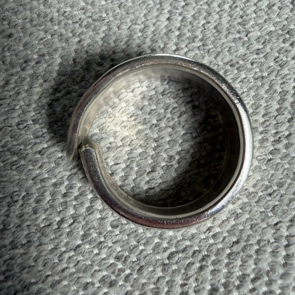 H Engraved Spoon Ring Size 10.5 - Picture 8 of 13